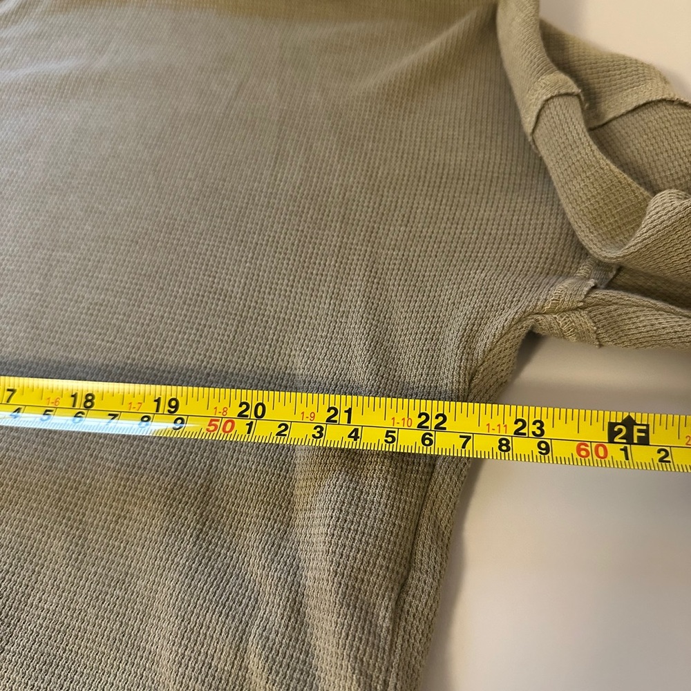 LA Made Long Sleeve Tee in Olive Green | Size Small - Picture 6 of 7